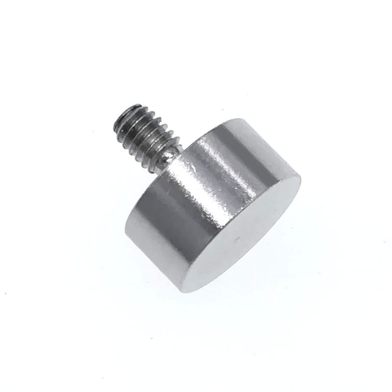 suxing Flat Contact Points 3/8" Diameter 3/16" Long for Dial Digital Indicator Depth Gauge Thickness Gauge 4-48 UNF Thread (4-48UNF 3/8“ Diameter) - Image 2